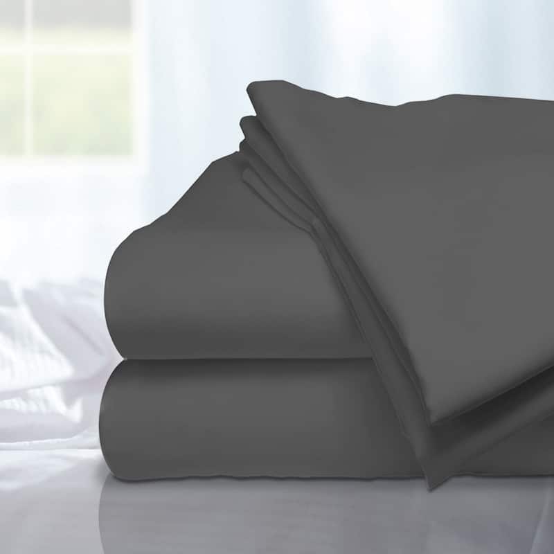 Kotter Home Tencel Bed Sheet Set - Grey - Full