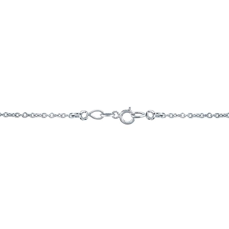 Auriya 3/4cttw East West Marquise Solitaire Diamond Necklace 14k Gold (H-I, I1-I2)