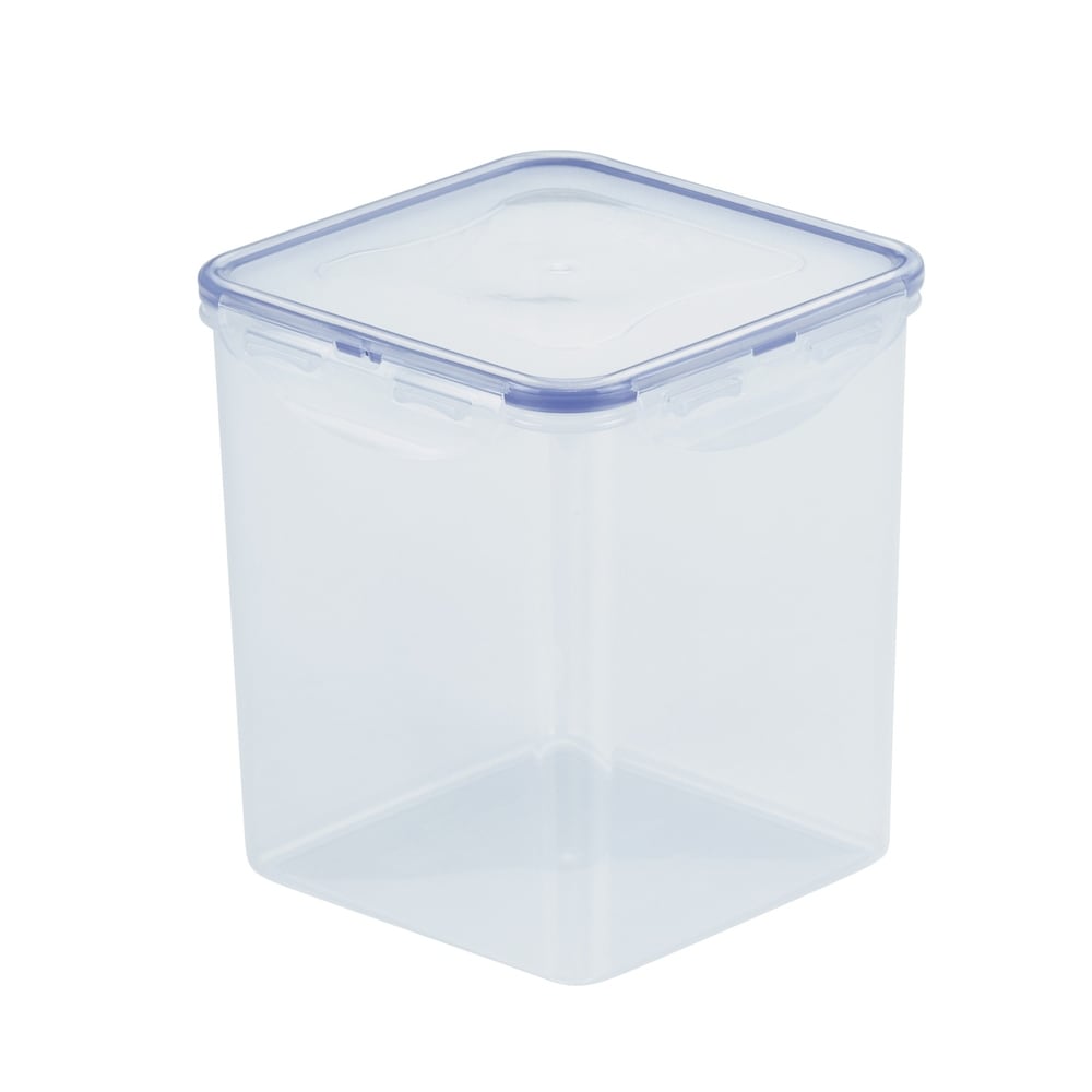 Home Plastic Cylinder Shaped Transparent Food Storage Box Container 10x10cm  - Clear - Bed Bath & Beyond - 36680430
