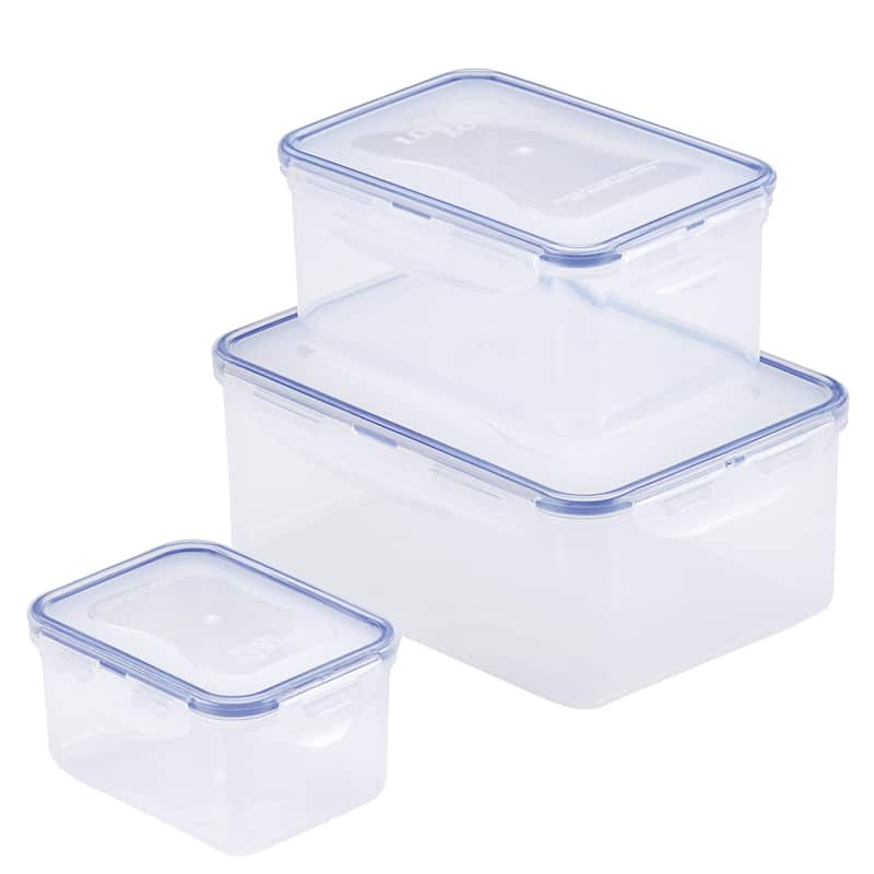 Easy Essentials Rectangular Food Storage Container Set, 6pc - Bed Bath ...