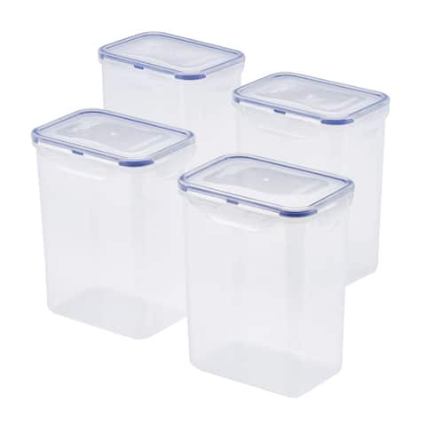 Easy Essentials Pantry 7.6C Rectangular Food Storage Container, Set 4