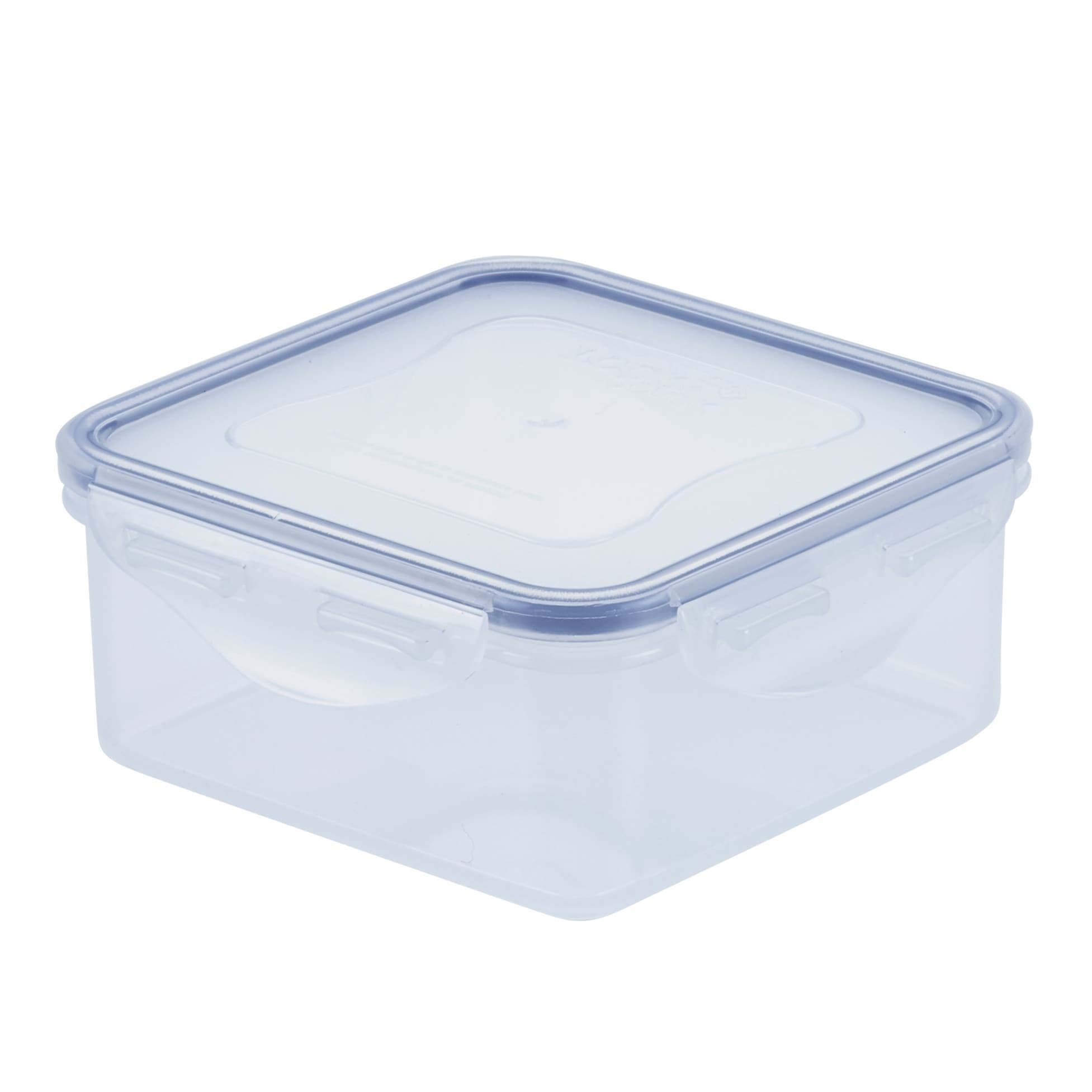 1pc Portable Microwave Safe Square Lunch Box With Lid And Seal For Students