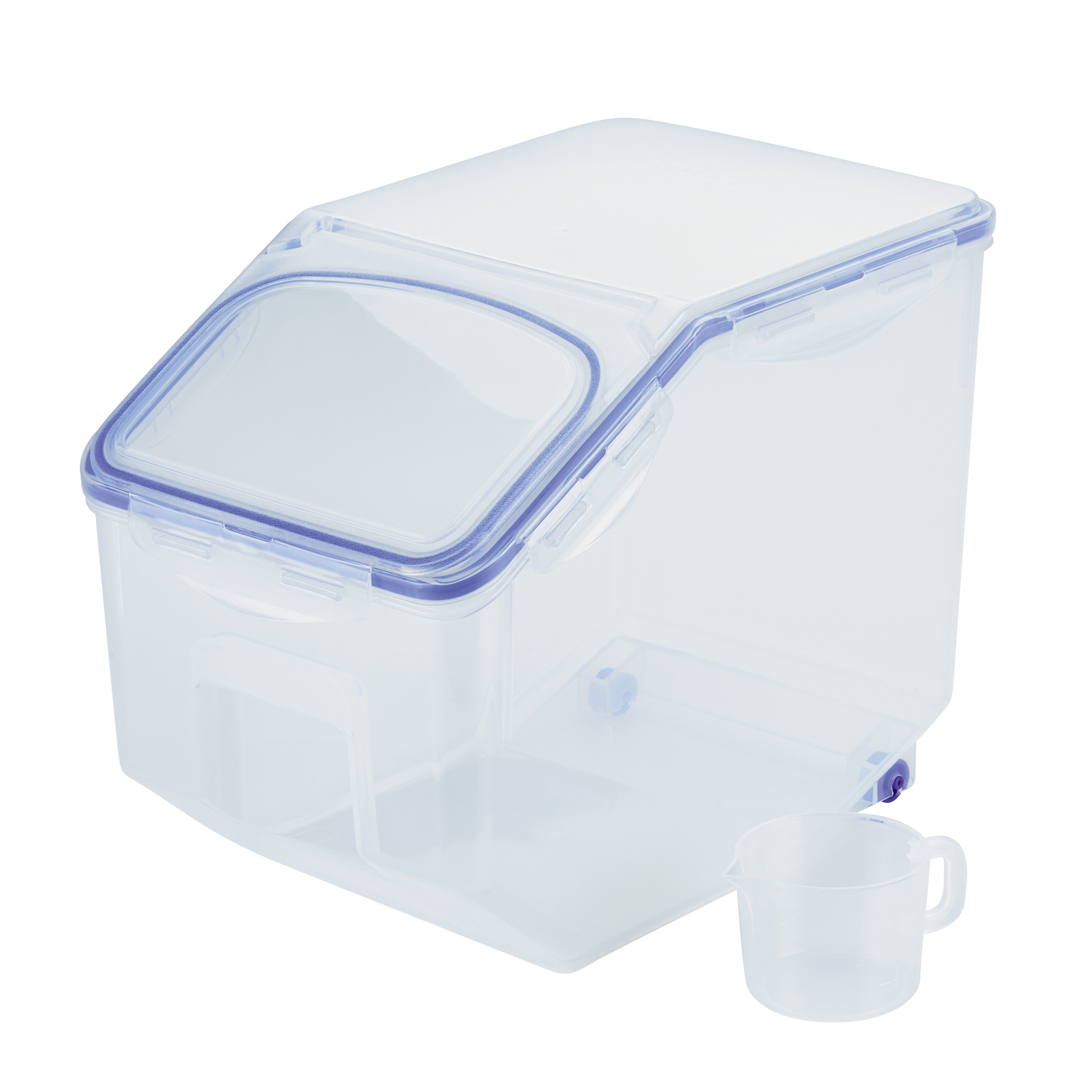 Easy Essentials Pantry Food Storage Container with Lid and Serving Cup