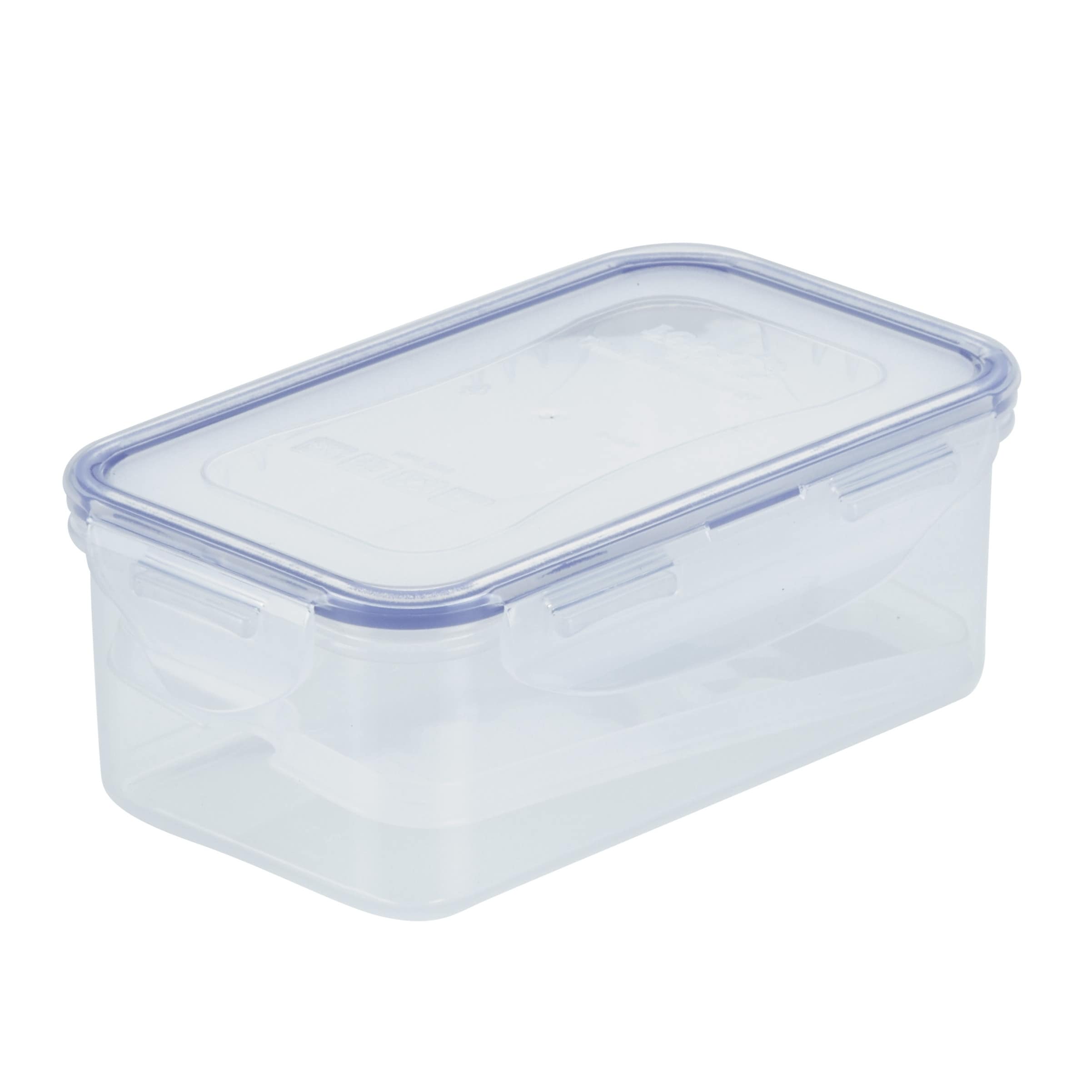 Superio Square Deep Sealed Container For Food, (4 Pack) 3.5 Qt, Plastic  Container With Lid Keeps Food Fresh- For Pantry, Fridge- Microwave and  Freezer