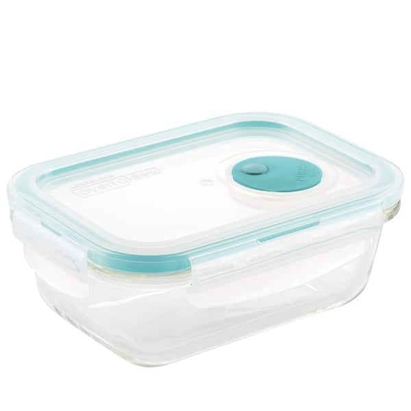 LocknLock Vent Lid Glass 4-Piece 22-oz Food Storage Container Set