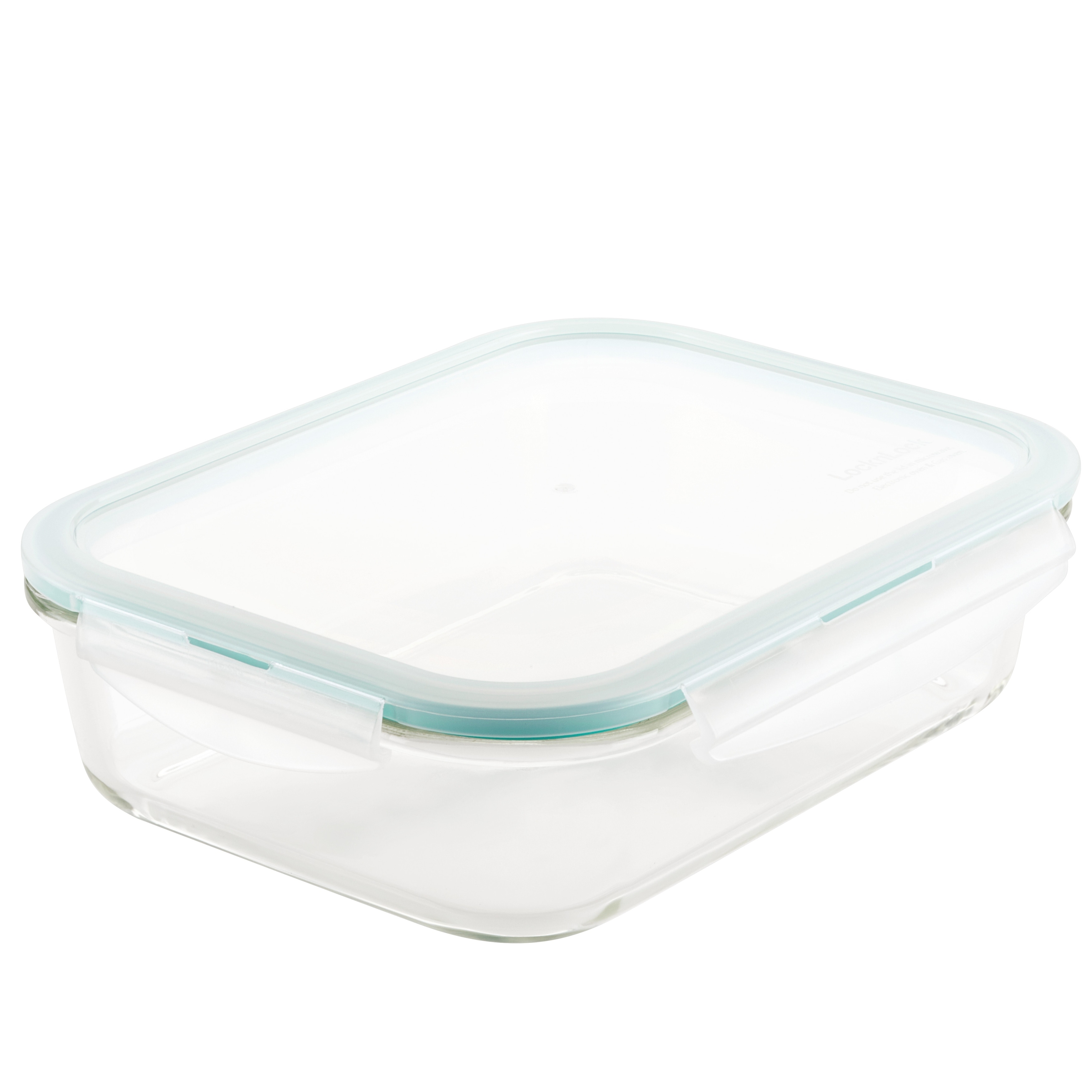 Leak Proof 51 oz. Rectangle Borosilicate Glass Food Storage Container with  Air-tight Plastic Lid, Red, FOOD PREP