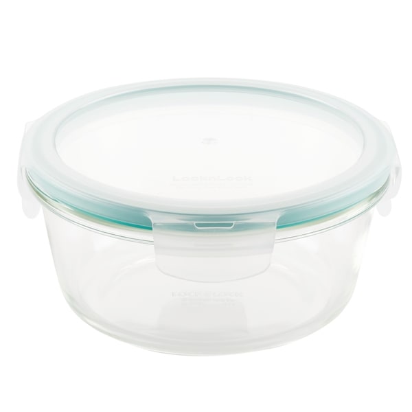 Lock and Lock Purely Better Glass Round Food Storage