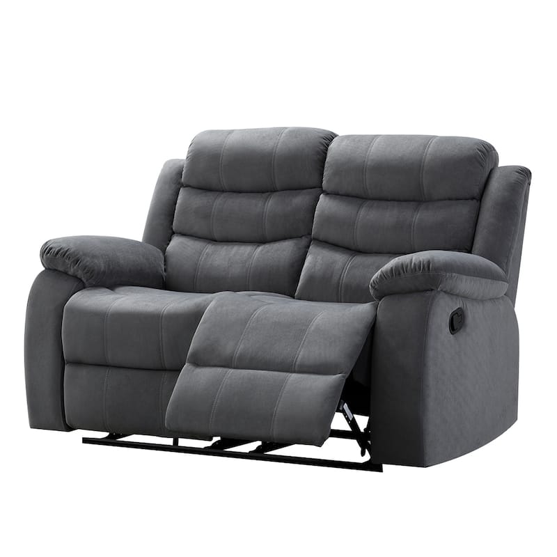 Jim Grey Upholstered Reclining Living Room Loveseat