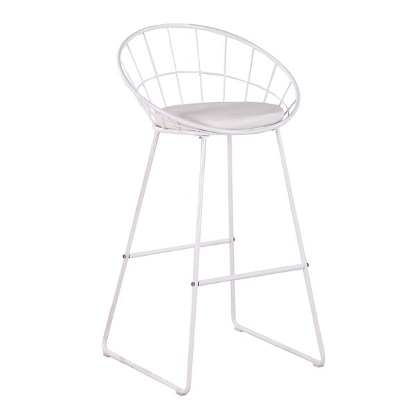 extra tall white bar stools