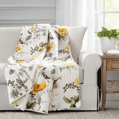 Lush Decor Penrose Floral Throw Blanket