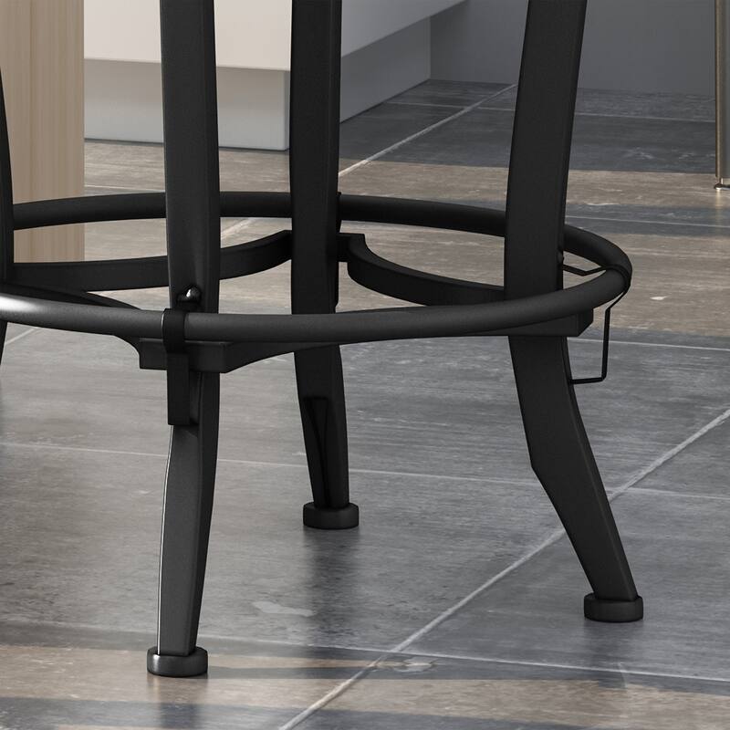 Farmdale Industrial Reclaimed Firwood Adjustable Height Swivel Bar Stool (Set of 2) by Christopher Knight Home