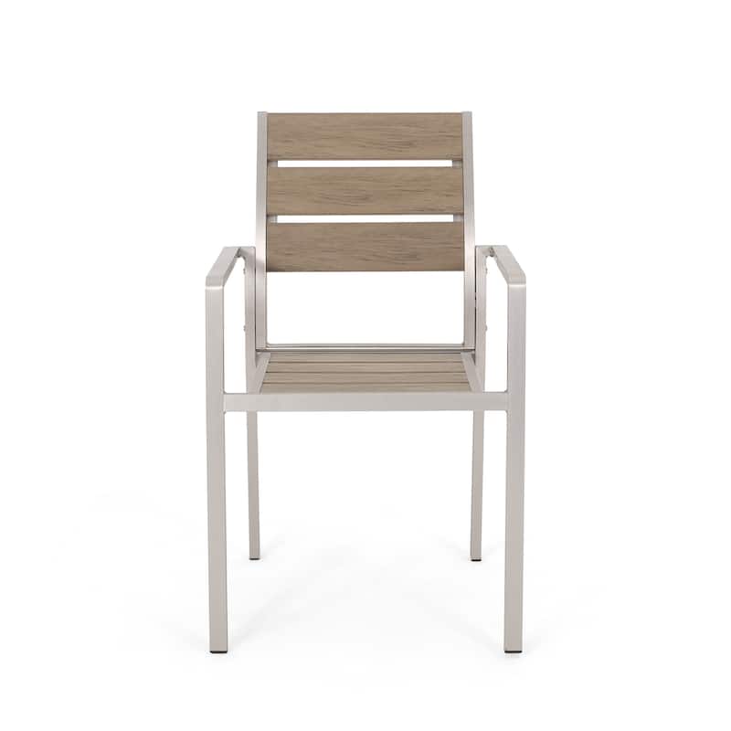 Cape Coral Aluminum Outdoor 5-piece Dining Set by Christopher Knight Home