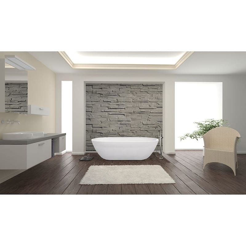 Transolid Peyton Free Standing Tub Filler With Hand Shower - 6.3" x 7.88" x 43.13"