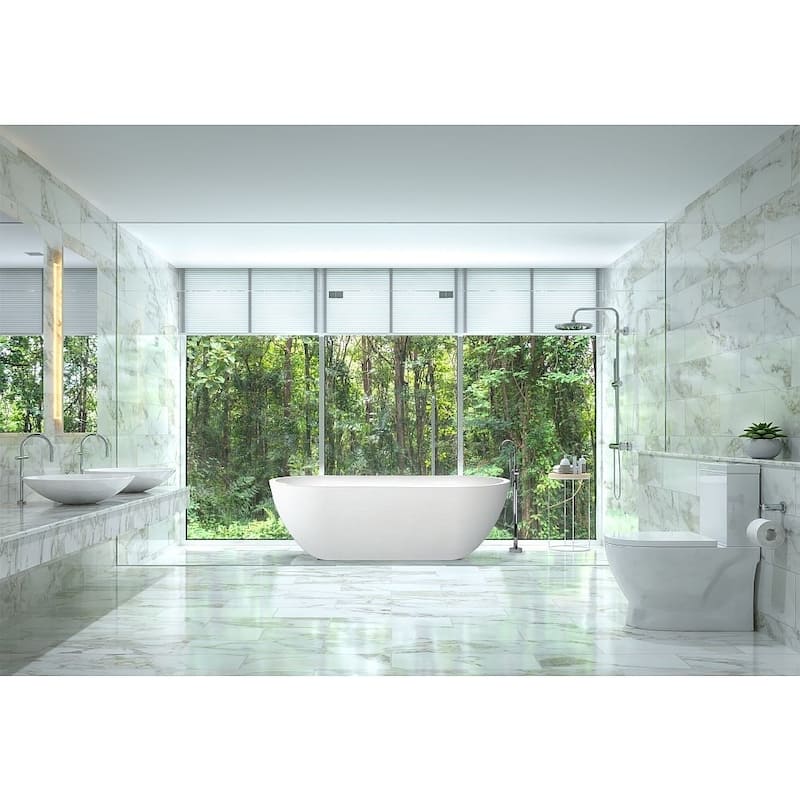Transolid Peyton Free Standing Tub Filler With Hand Shower - 6.3" x 7.88" x 43.13"