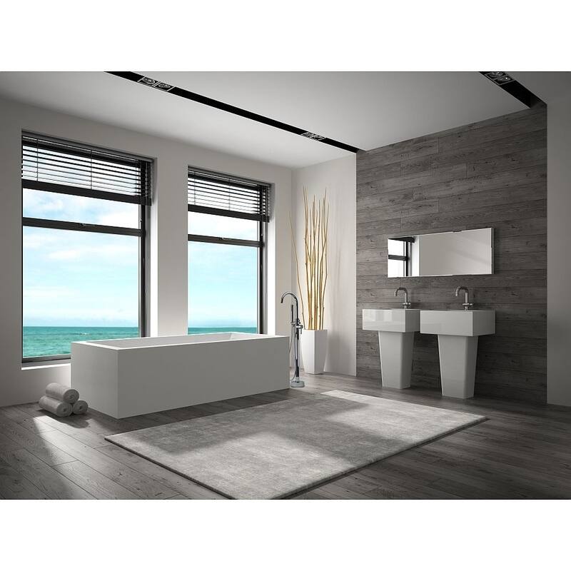 Transolid Peyton Free Standing Tub Filler With Hand Shower - 6.3" x 7.88" x 43.13"