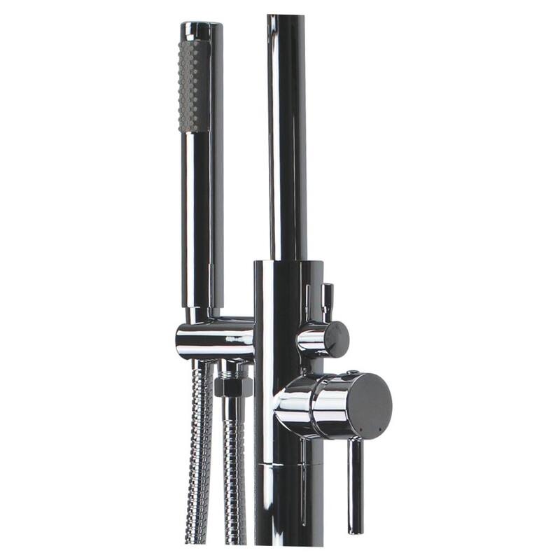 Transolid Peyton Free Standing Tub Filler With Hand Shower - 6.3" x 7.88" x 43.13"