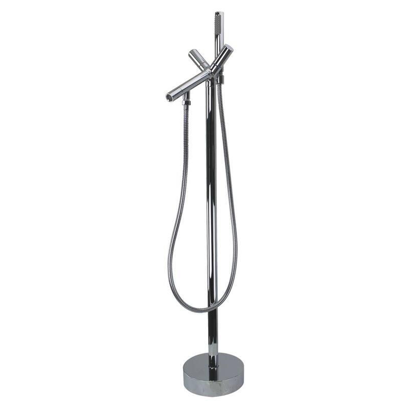 Transolid Duvall Free Standing Tub Filler With Hand Shower - 7.88" x 8.27" x 42.13"