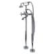 preview thumbnail 1 of 12, Transolid Cromwell Free Standing Tub Filler With Hand Shower - 10.91" x 5.52" x 36.3"