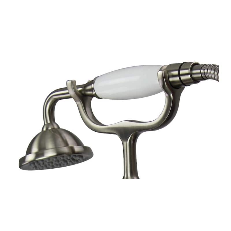 Transolid Cromwell Free Standing Tub Filler With Hand Shower - 10.91" x 5.52" x 36.3"
