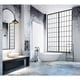preview thumbnail 6 of 12, Transolid Cromwell Free Standing Tub Filler With Hand Shower - 10.91" x 5.52" x 36.3"