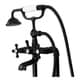 preview thumbnail 12 of 12, Transolid Cromwell Free Standing Tub Filler With Hand Shower - 10.91" x 5.52" x 36.3"