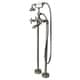 preview thumbnail 7 of 12, Transolid Cromwell Free Standing Tub Filler With Hand Shower - 10.91" x 5.52" x 36.3"