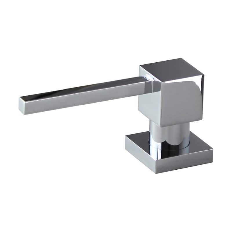 Transolid Millbrook Soap Lotion Dispenser with Bottle - 4" x 4" x 2.38" - Polished Chrome