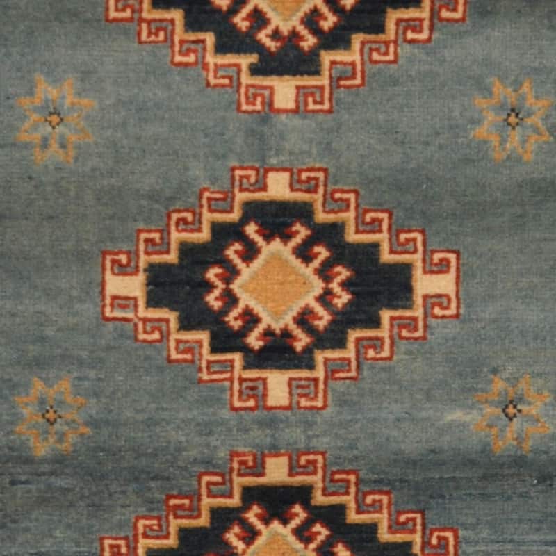Handmade One-of-a-Kind Kazak Wool Rug (Afghanistan) - 2'8 x 3'7