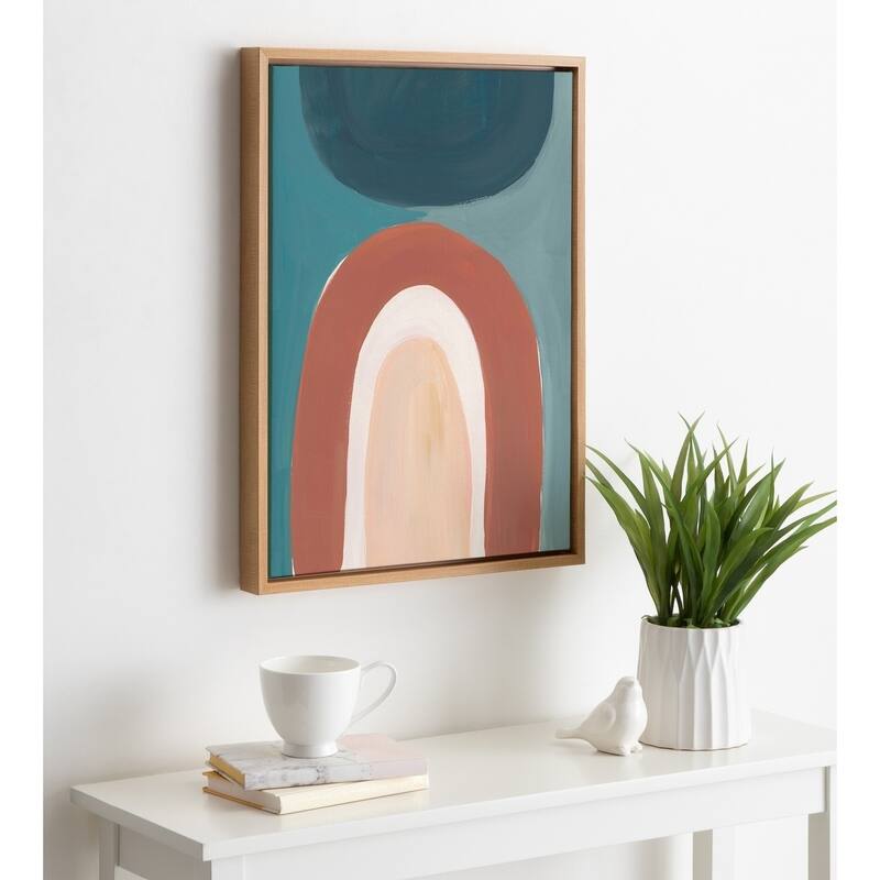 Kate and Laurel Sylvie Teoitlan Framed Canvas by Kate Aurelia Holloway