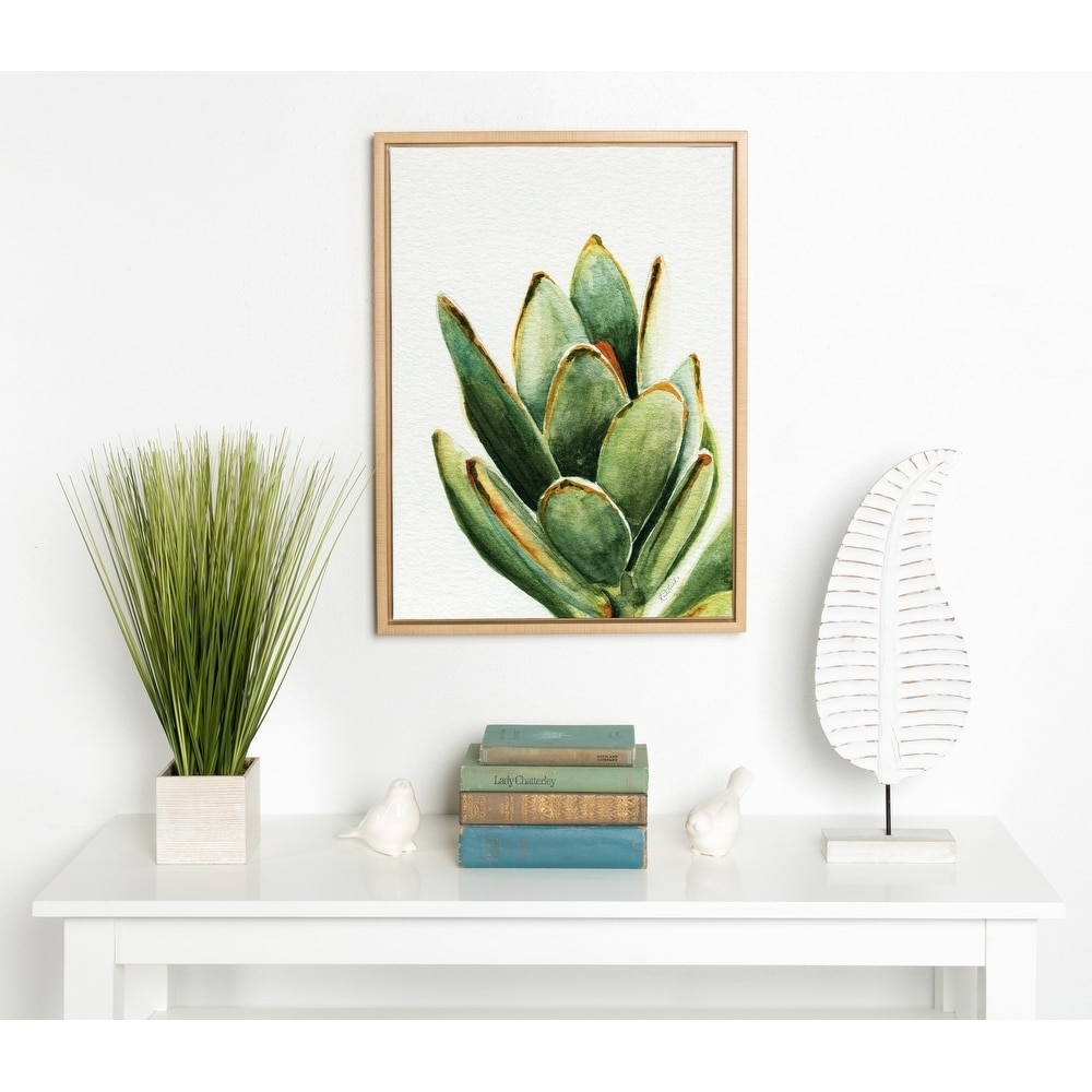 Kate and Laurel Sylvie Plant Canvas By Jennifer Redstreake Geary On Sale  Bed Bath  Beyond 29018142