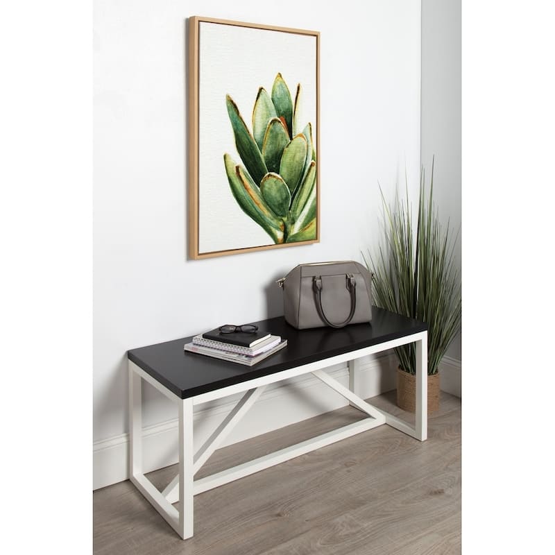 Kate and Laurel Sylvie Plant Canvas By Jennifer Redstreake Geary