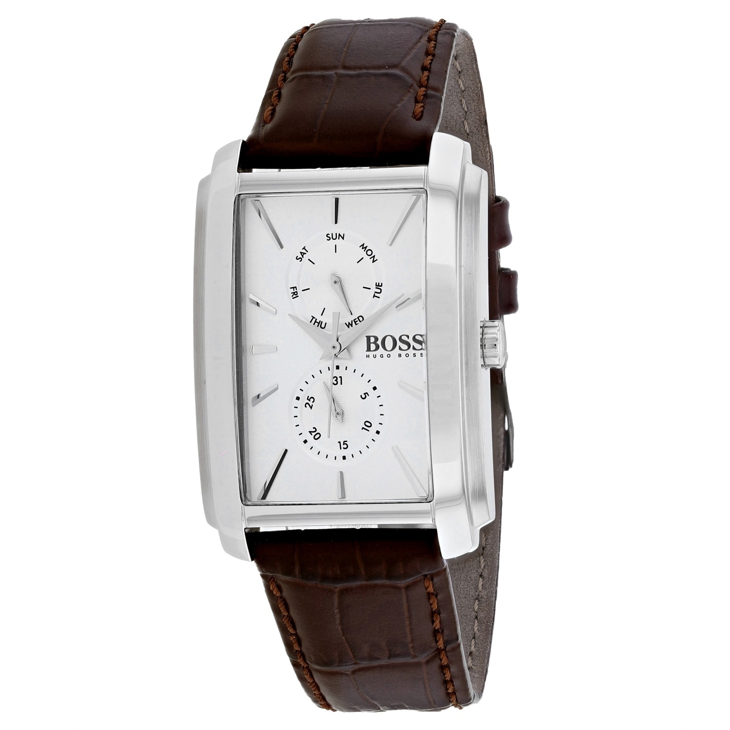 hugo boss rectangular watch mens