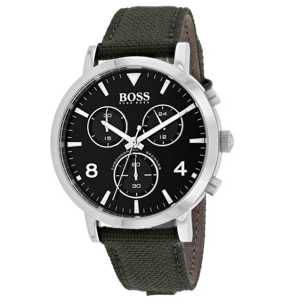 green hugo boss watch