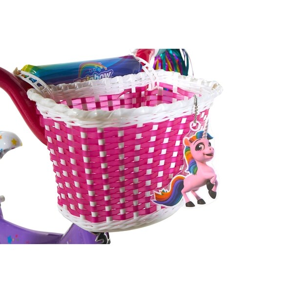 rainbow bike basket