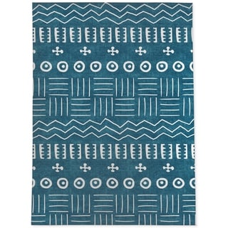 The Curated Nomad Verdi Teal Area Rug - Bed Bath & Beyond - 29019436