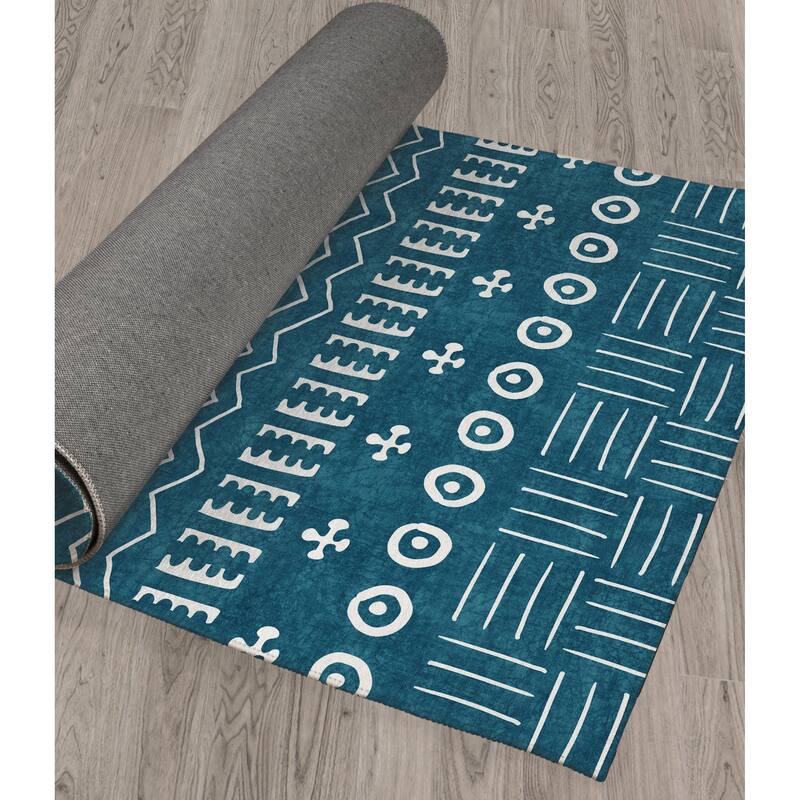 The Curated Nomad Verdi Teal Area Rug Bed Bath & Beyond 29019436