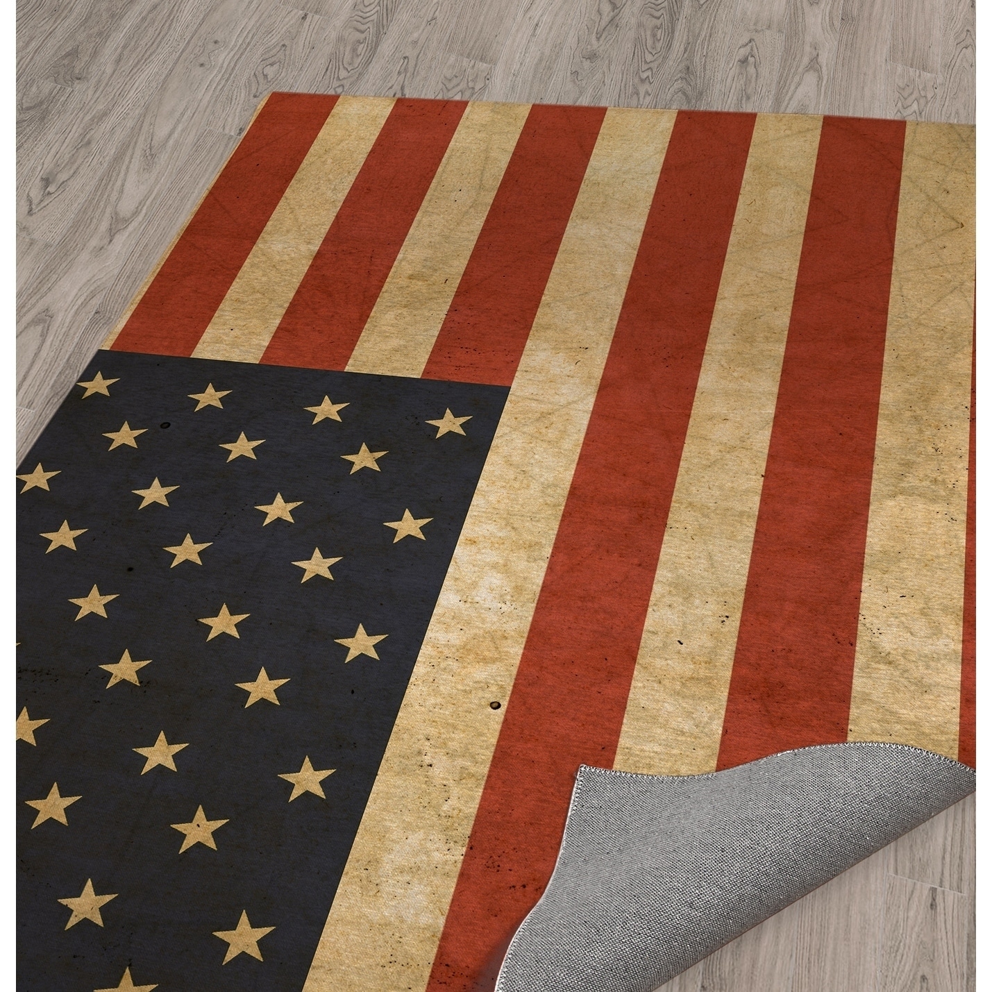 92 cm ALAZA American Flag Statue of Liberty Firework Round Area Rug for Living Room Bedroom 3' Diameter