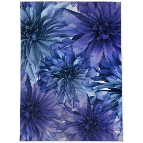 Silver Orchid Pohl Floral Violet Area Rug