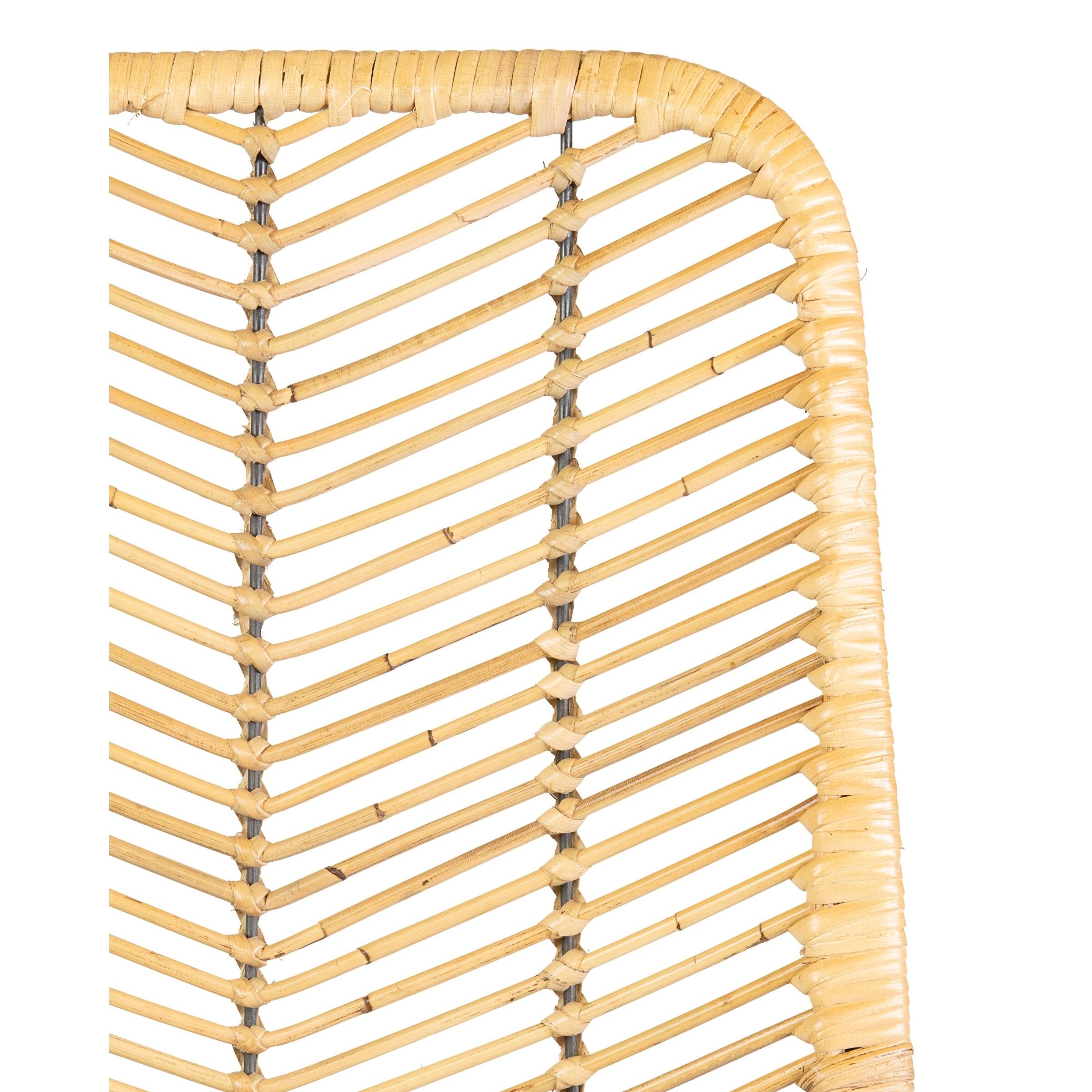 Handmade Natural Rattan Dining Chairs (Set Of 2) by East at Main On