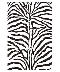 Shop Hand-tufted Zebra Stripe Wool Rug - 8'9 x 13' - Free Shipping ...