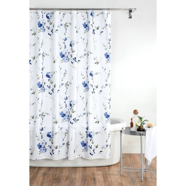 Shop Porch Den Bluestem Floral Watercolor Shower Curtain Overstock 29028287