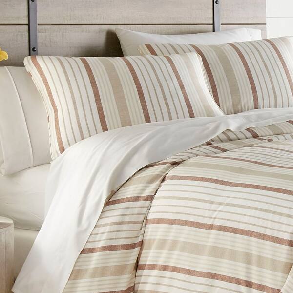 Shop Stone Cottage Conrad Brown Cotton Comforter Set On Sale