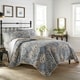 Stone Cottage Arell Blue Cotton Quilt Set - Overstock - 29030432