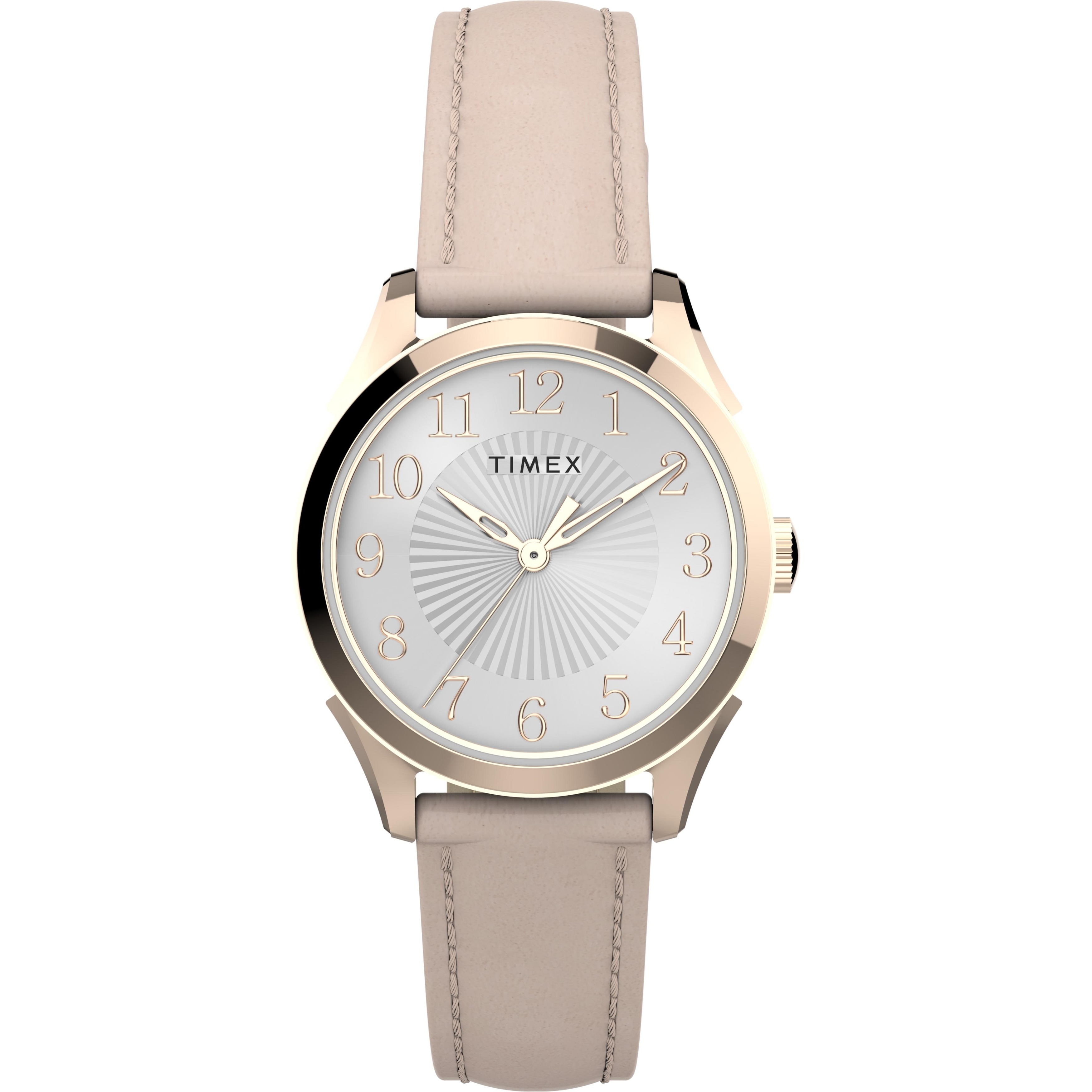 timex watches women's rose gold