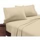 preview thumbnail 42 of 47, Home Sweet Home Dream Embroidered Extra Soft Microfiber Deep Pocket Bed Sheet Set Taupe - California King
