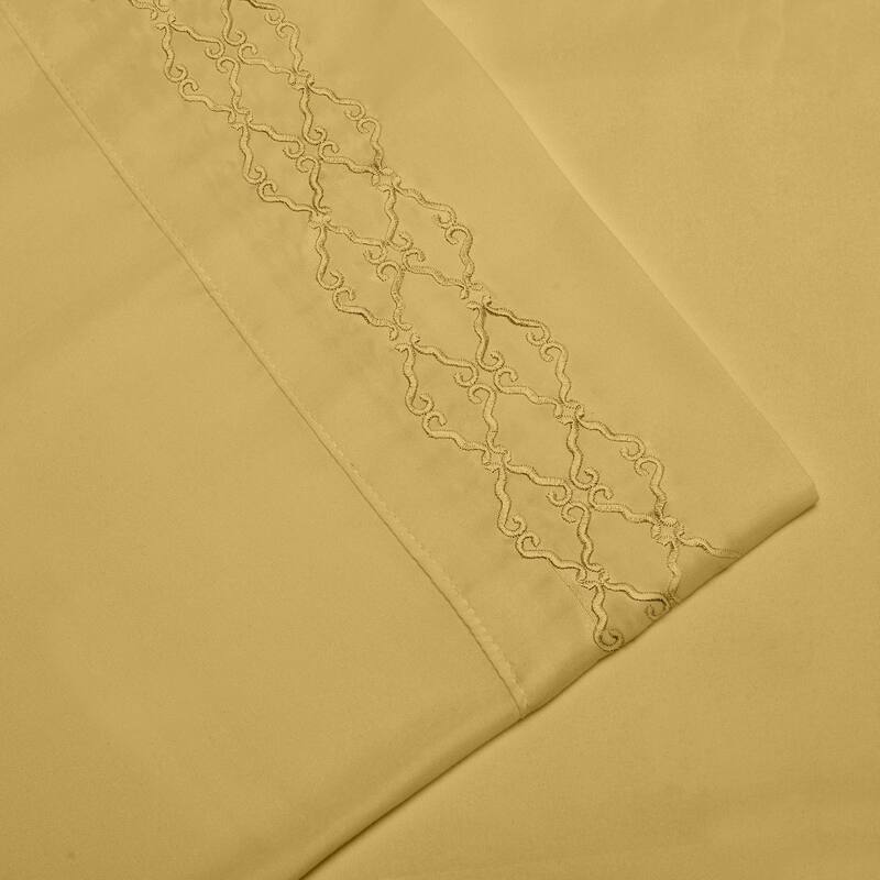 Home Sweet Home Dream Embroidered Extra Soft Microfiber Deep Pocket Bed Sheet Set