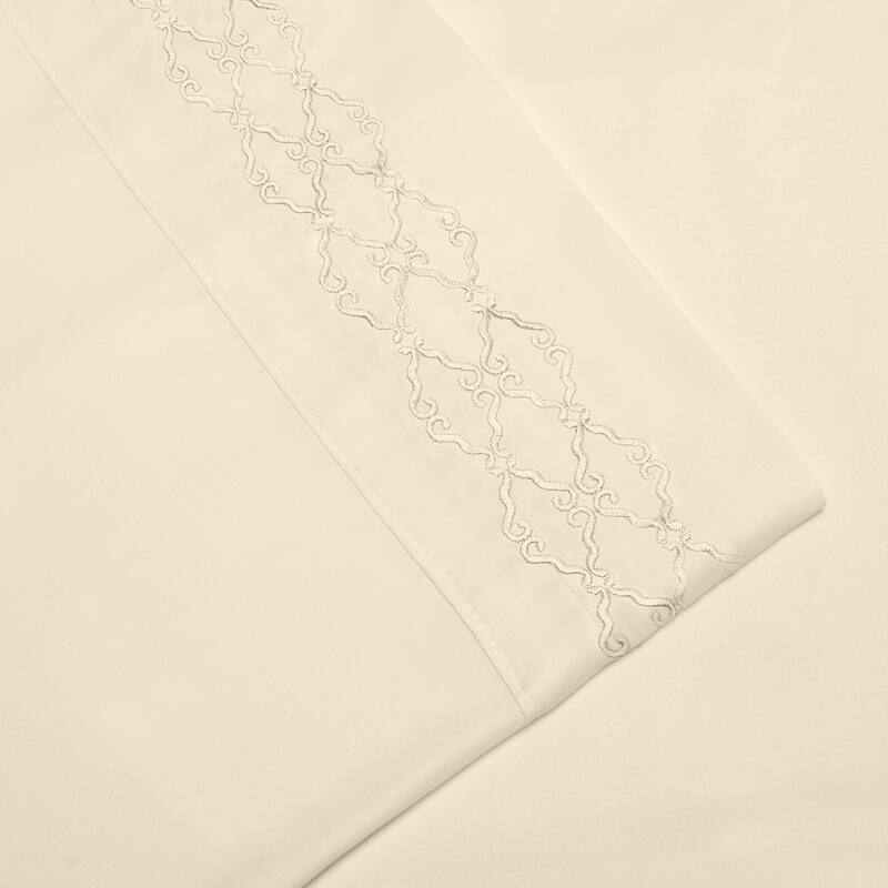 Home Sweet Home Dream Embroidered Extra Soft Microfiber Deep Pocket Bed Sheet Set
