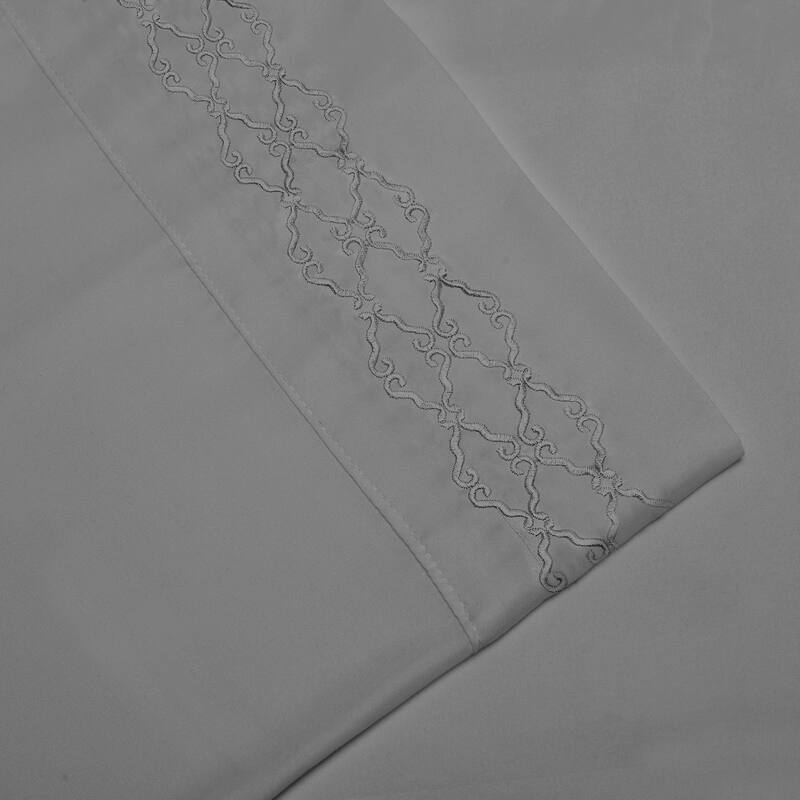Home Sweet Home Dream Embroidered Extra Soft Microfiber Deep Pocket Bed Sheet Set