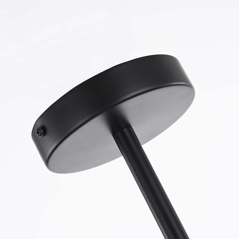 Nette Black 5-light Chandelier