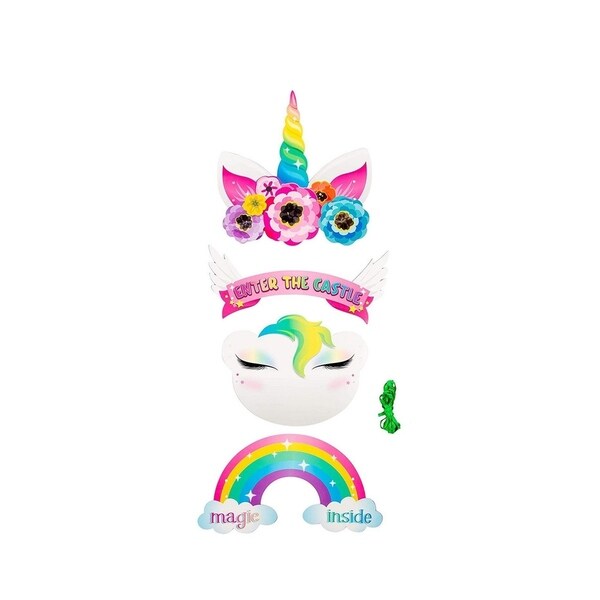 Unicorn Fantasy Hanging Decorations For A Party 3 Pieces Multik By
